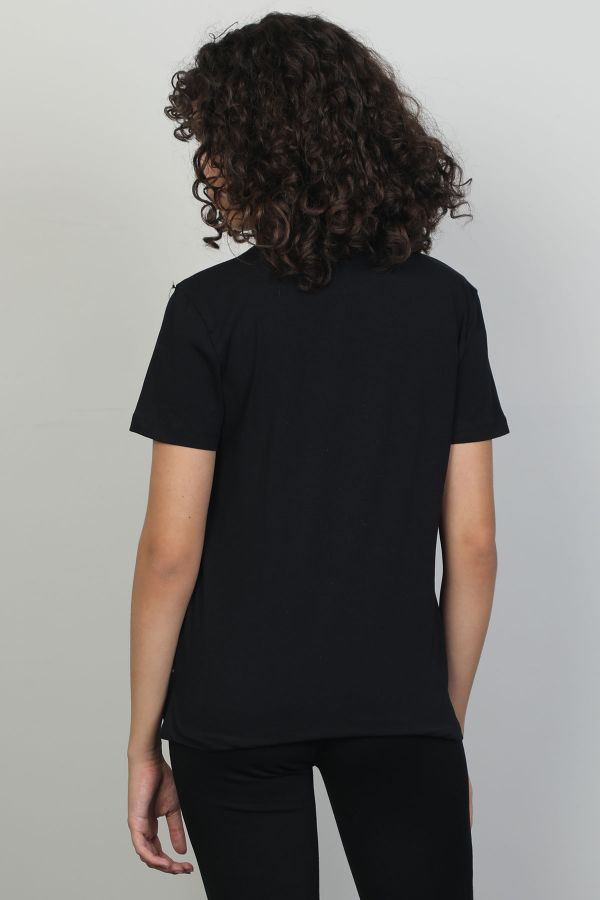 Picture of Of White 2241224 BLACK Women Blouse