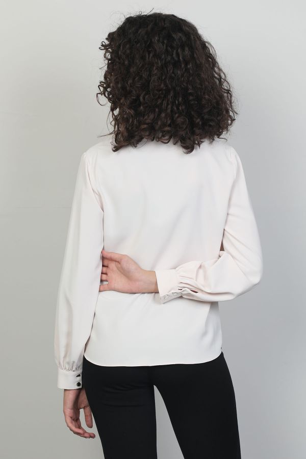 Picture of Of White 2241404 BEIGE Women Blouse