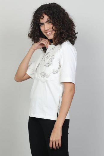 Picture of Of White 2241204 ECRU Women Blouse