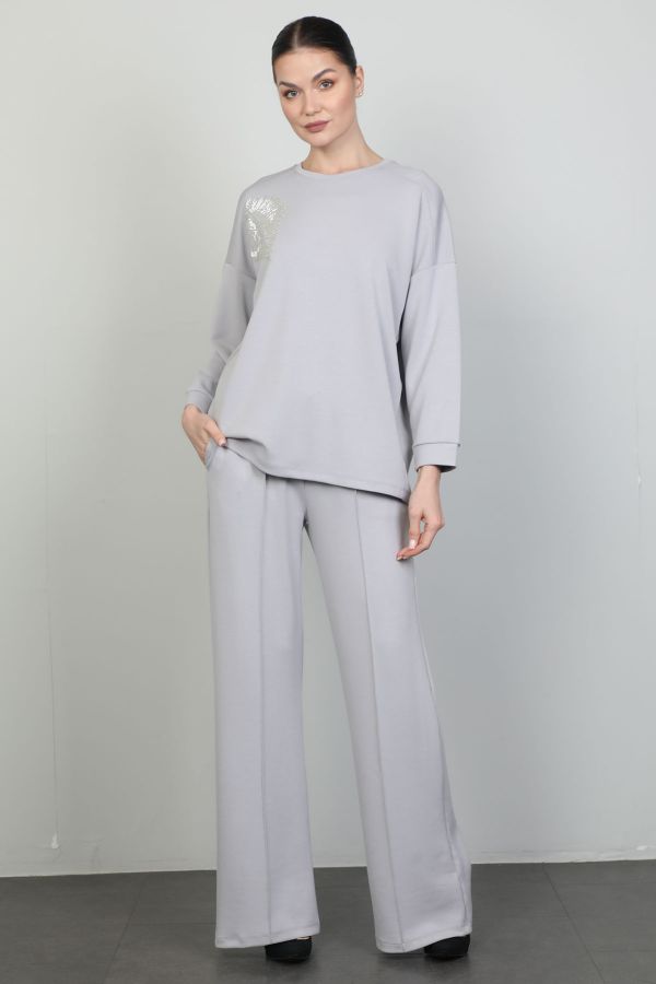 Picture of Butella 16144-16177 GREY Women Suit