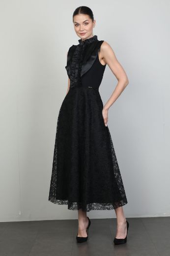 Picture of Green World 8323 BLACK Women Dress