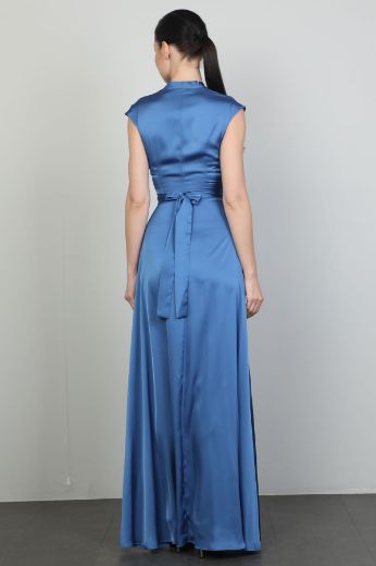 Picture of Green World 8357 BLUE Women Dress