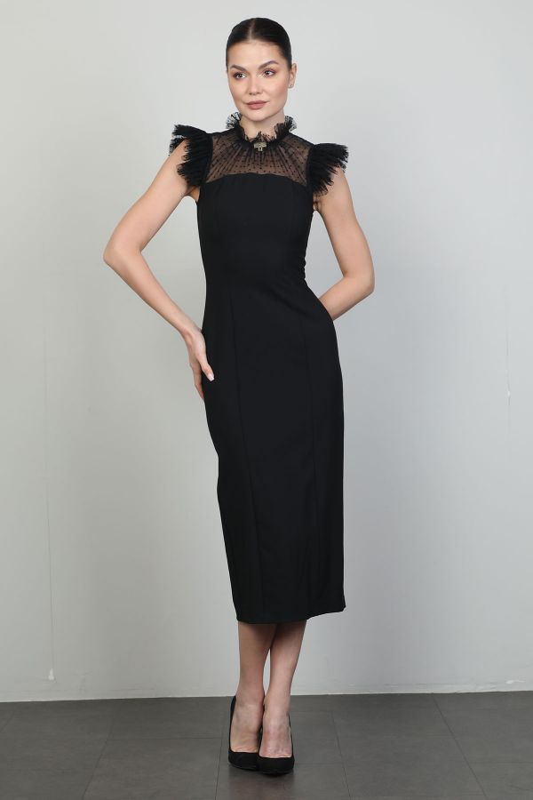 Picture of Green World 8368 BLACK Women Dress