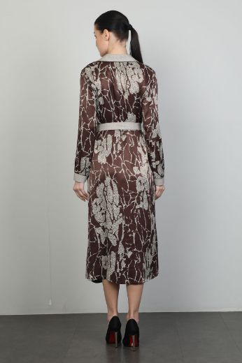 Picture of Miss Tailor 5069 BROWN Women Dress