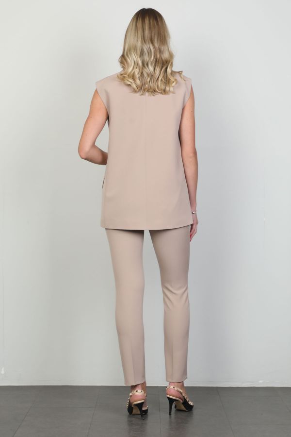 Picture of Fimore 7361-6 BEIGE Women Suit