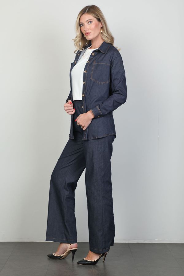 Picture of Fimore 1154-27 NAVY BLUE Women Suit