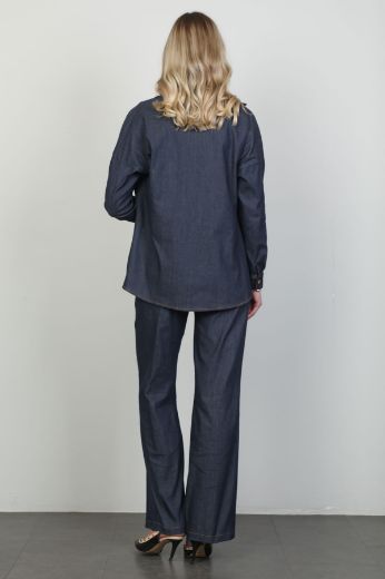 Picture of Fimore 1154-27 NAVY BLUE Women Suit