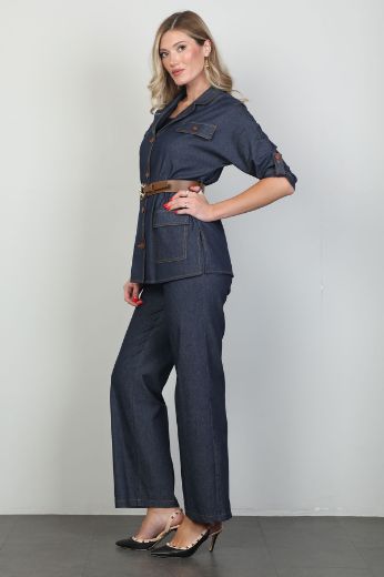 Picture of Fimore 1115-27 NAVY BLUE Women Suit