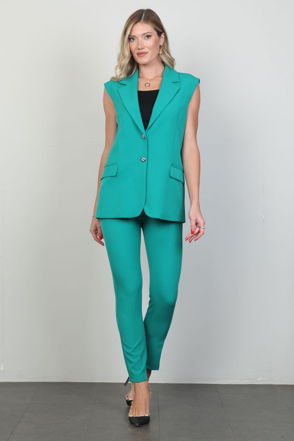 Picture of Fimore 7361-6 TURQUOISE Women Suit