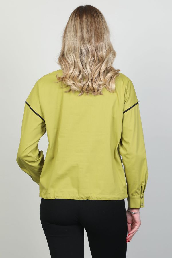 Picture of Aras 11773 PISTACHIO GREEN Women Blouse