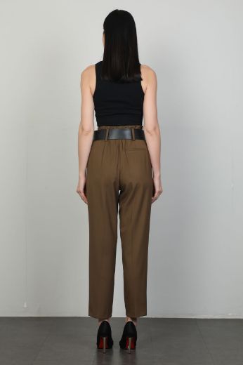 Picture of Bovona 6818 BROWN Women's Trousers