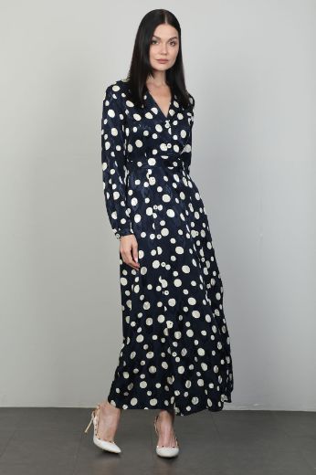 Picture of Miss Tailor 5065 NAVY BLUE Women Dress