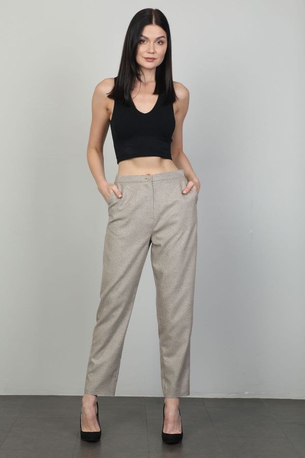 Picture of Miss Tailor 8005 BEIGE Women's Trousers