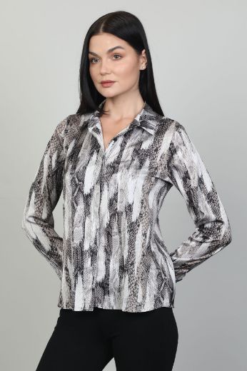 Picture of Seul 53143 GREY Women Blouse