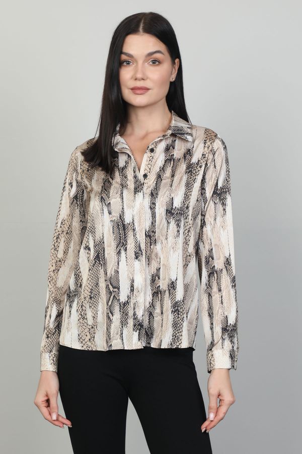 Picture of Seul 53143 BEIGE Women Blouse