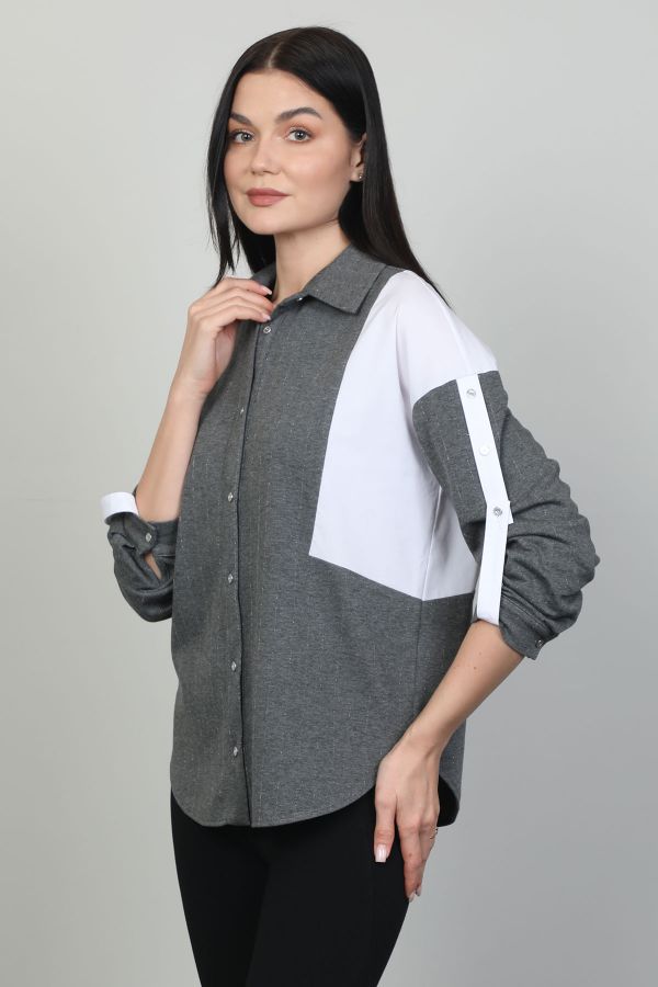 Picture of Seul 53117 GREY Women Blouse