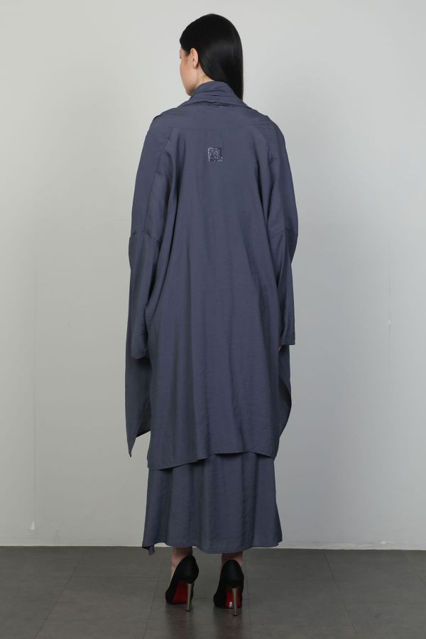 Picture of Nexx 30384 NAVY BLUE WOMANS SKIRT SUIT 