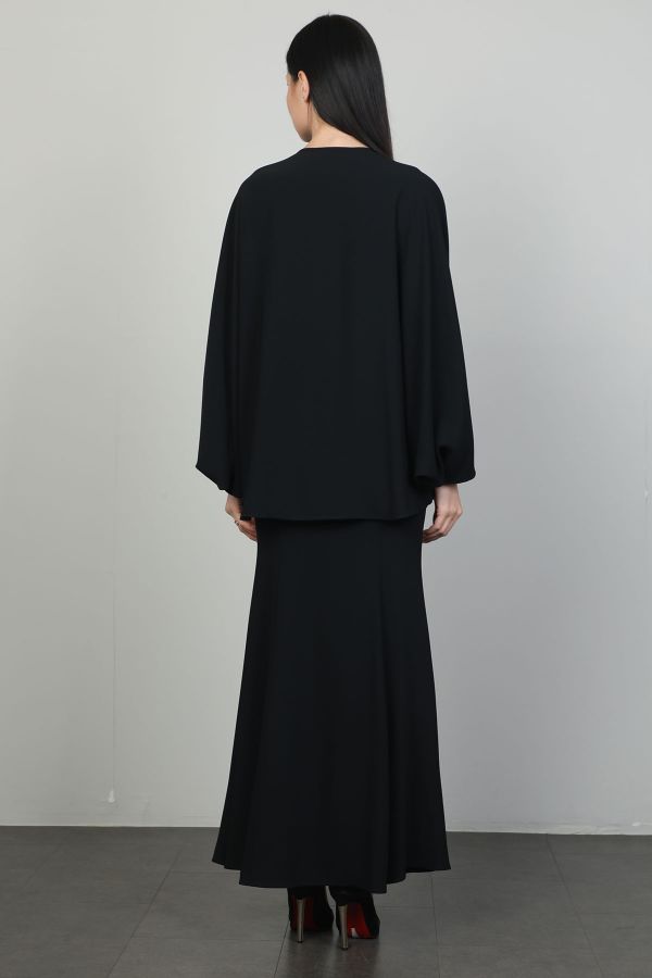 Picture of Nexx 31036 BLACK WOMANS SKIRT SUIT 