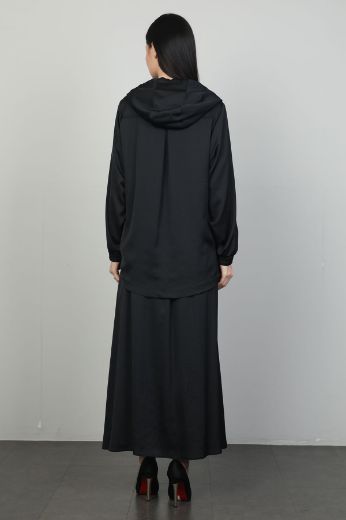 Picture of Nexx 30389 BLACK WOMANS SKIRT SUIT 