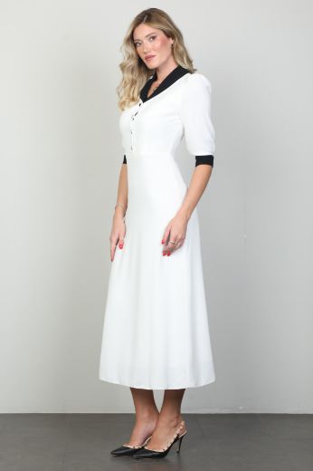 Picture of Echo Time 23643 ECRU Women Dress