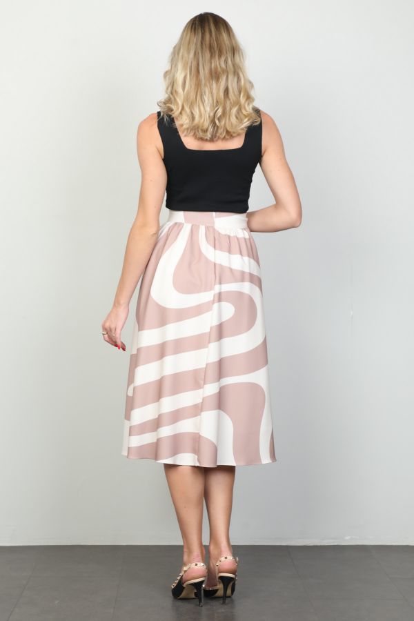 Picture of Lome LM221 PINK Women Skirt