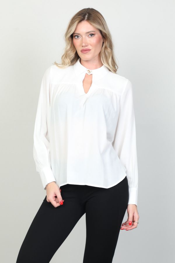 Picture of Lome LM150 ECRU Women Blouse