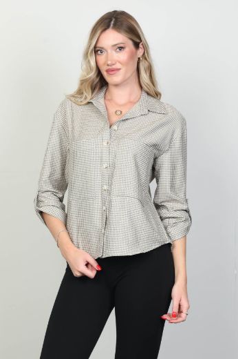 Picture of Seul 53110 BEIGE Women Blouse