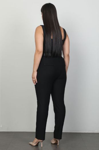 Picture of Extenzi 1363xl BLACK Plus Size Women Pants 