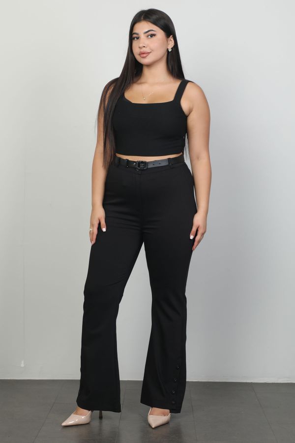 Picture of Extenzi 1292xl BLACK Plus Size Women Pants 