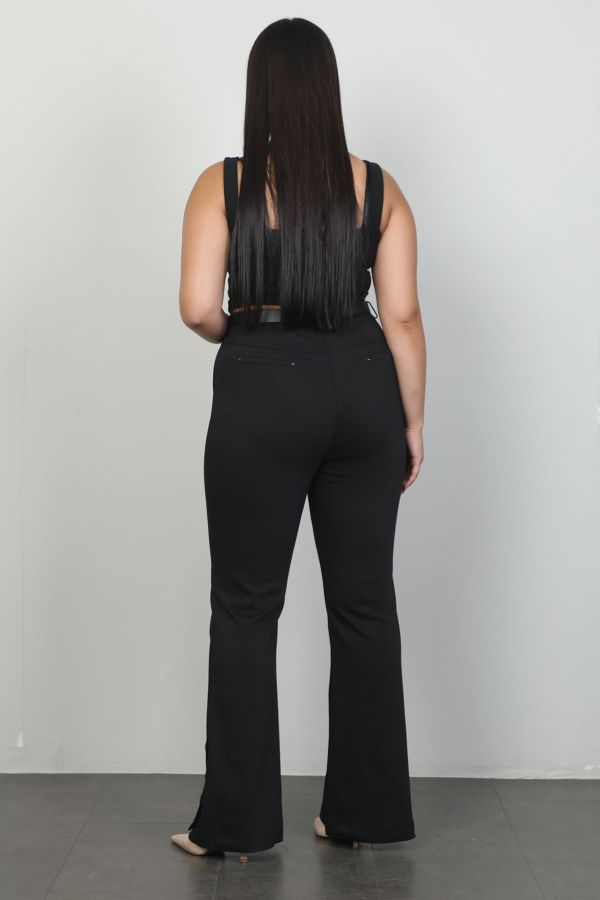 Picture of Extenzi 1292xl BLACK Plus Size Women Pants 