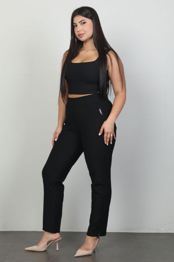 Picture of Extenzi 1355xl BLACK Plus Size Women Pants 