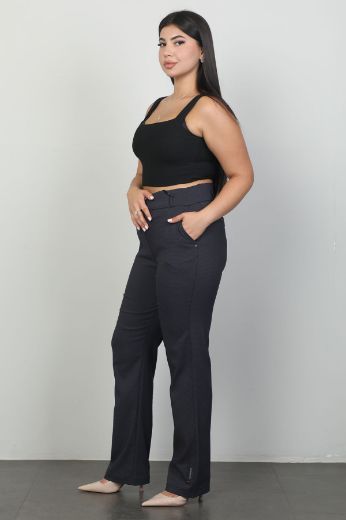 Picture of Extenzi 3886xl GREY Plus Size Women Pants 