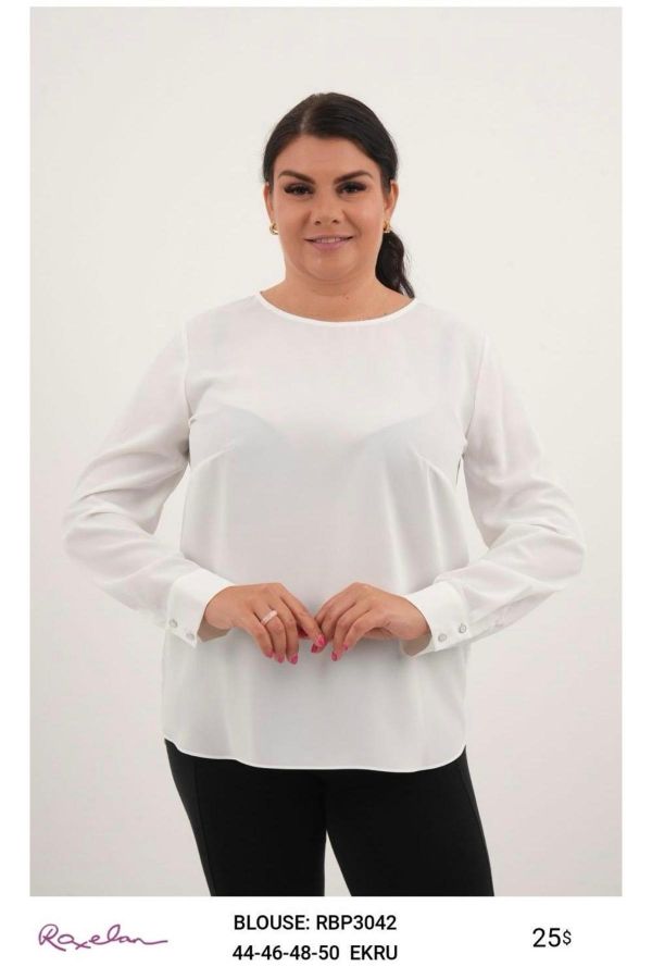 Picture of ROXELAN RBP3042 ECRU Women Blouse