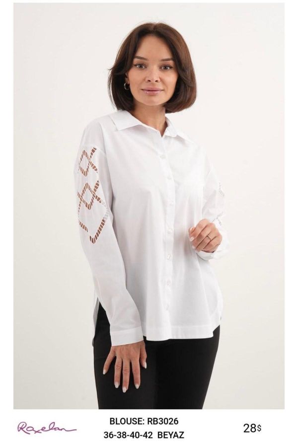 Picture of ROXELAN RB3026 ECRU Women Blouse