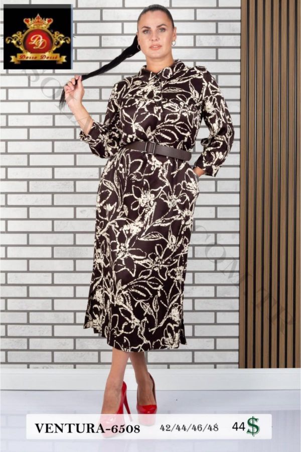 Picture of Ventura 6508 BROWN Women Dress