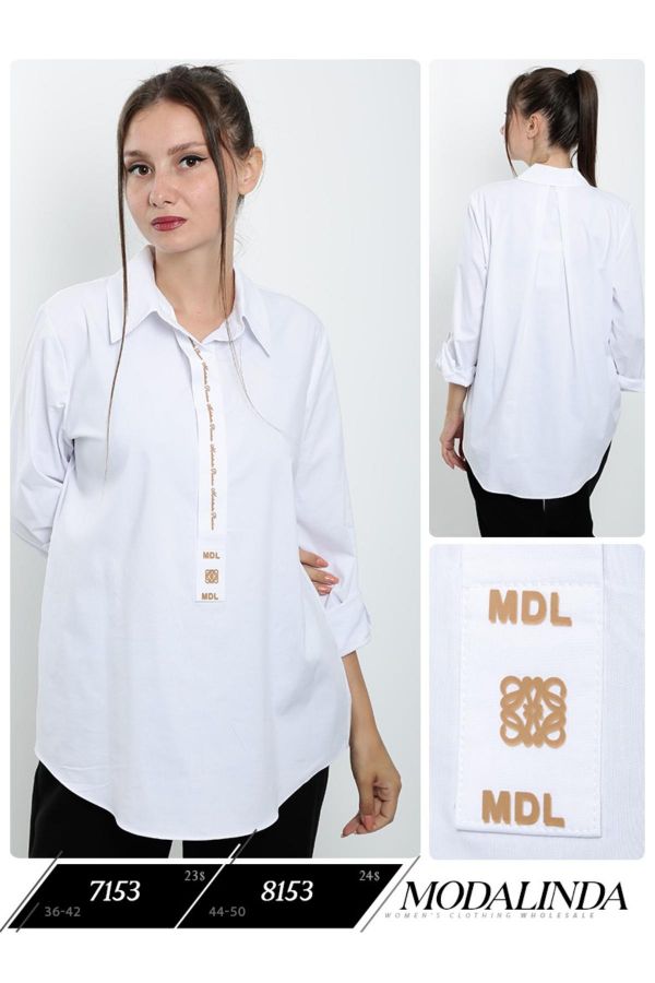 Picture of Modalinda 7153 ECRU Women Blouse