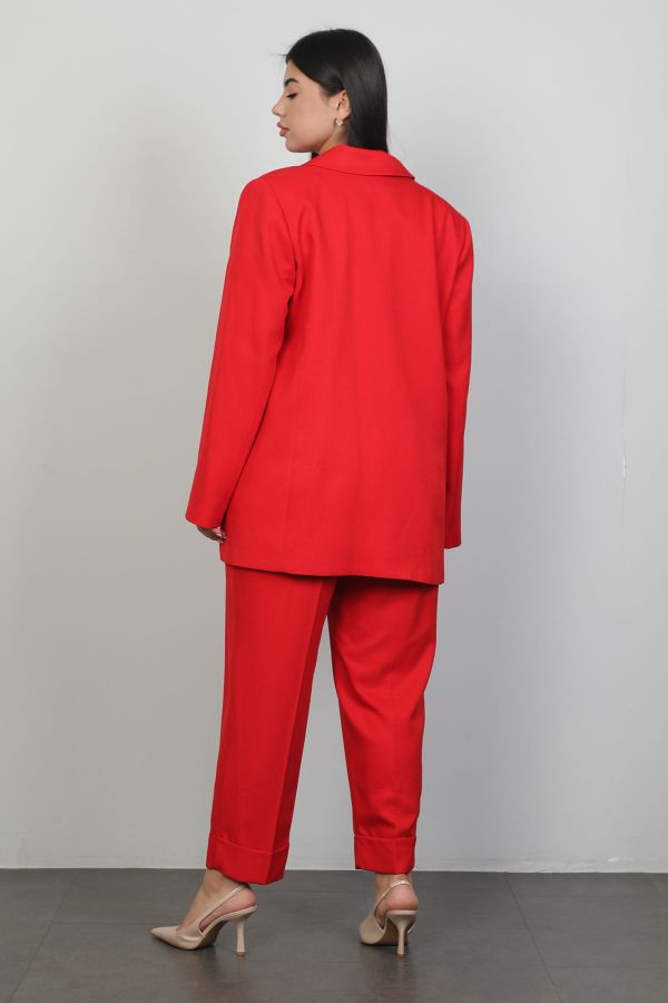 Picture of 4gKiwe MTKK609xl RED Plus Size Women Suit