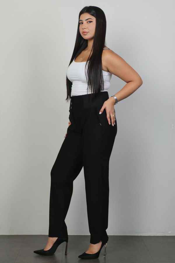 Picture of Galife 66931xl BLACK Plus Size Women Pants 