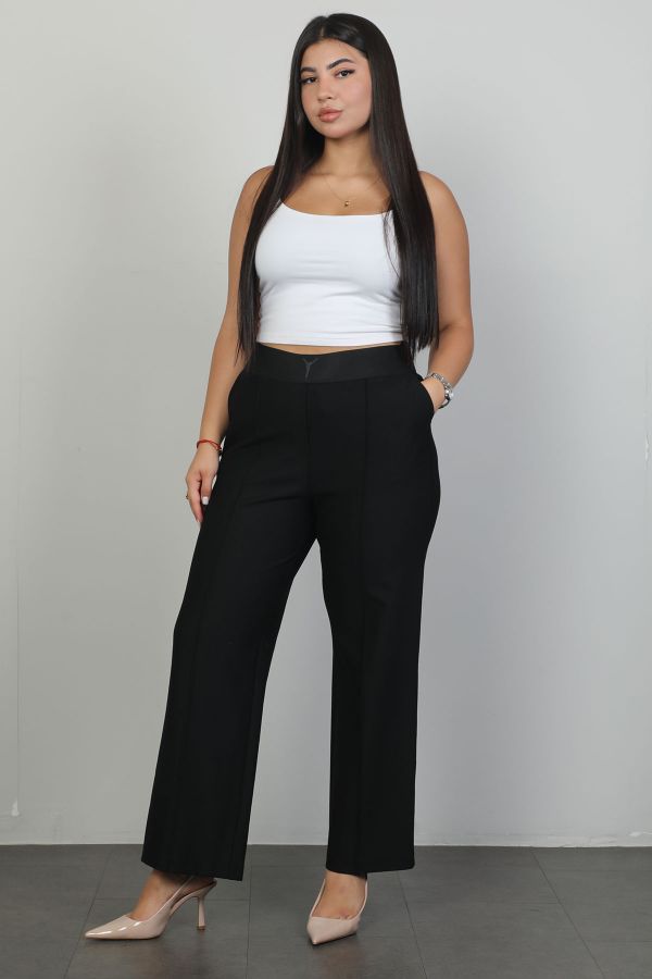 Picture of Galife 66930xl BLACK Plus Size Women Pants 