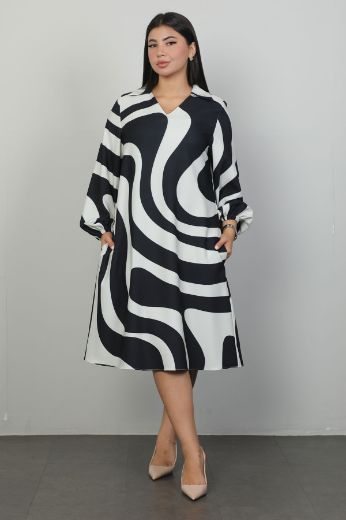 Picture of Lome LM220xl BLACK Plus Size Women Dress 