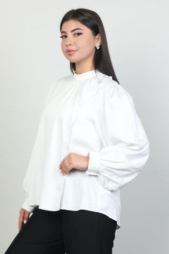 Picture of Lome LM151xl ECRU Plus Size Women Shirt 