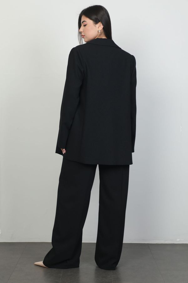 Picture of Xewn 2271xl BLACK Plus Size Women Suit