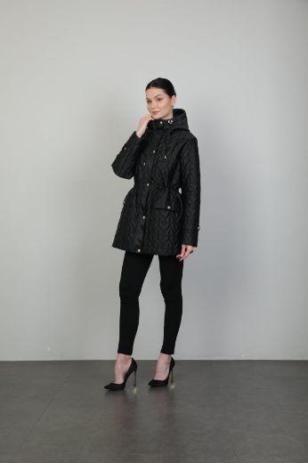 Picture of Icon 557 BB BLACK Women Puffer Coat