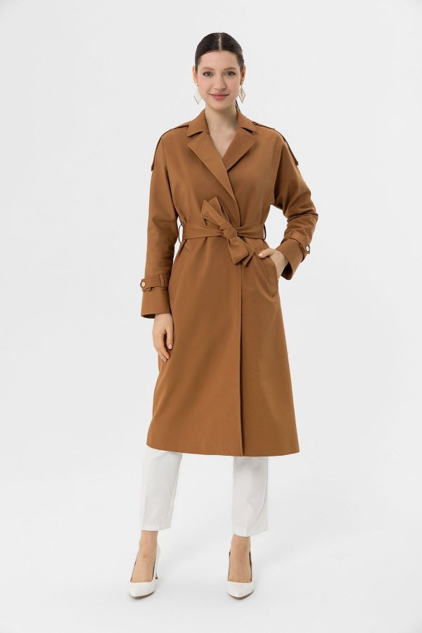 Picture of Icon 225 KB CAMEL Women Trenchcoat