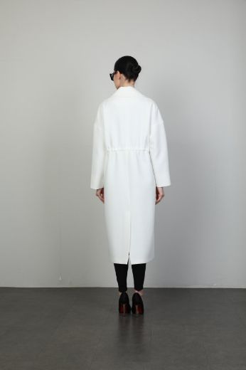 Picture of Icon 486 KB WHITE Women Trenchcoat