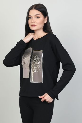 Butella 16202 SIYAH Kadın Sweatshirt resmi