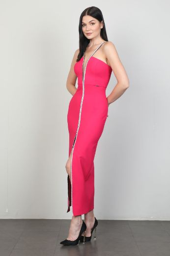 Picture of Green World 8086 FUCHSIA Women Dress