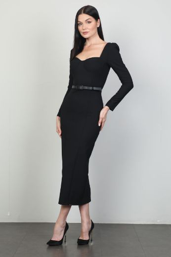 Picture of Green World 8390 BLACK Women Dress