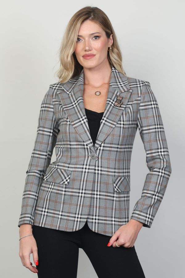 Picture of Pizara Line 7807 GREY Women Jacket