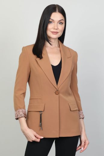 Picture of Pizara Line 7802 CAMEL Women Jacket